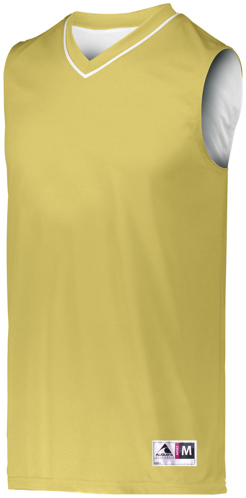 Augusta Sportswear Reversible Two-Color Jersey (152), Color 'Vegas Gold/White'