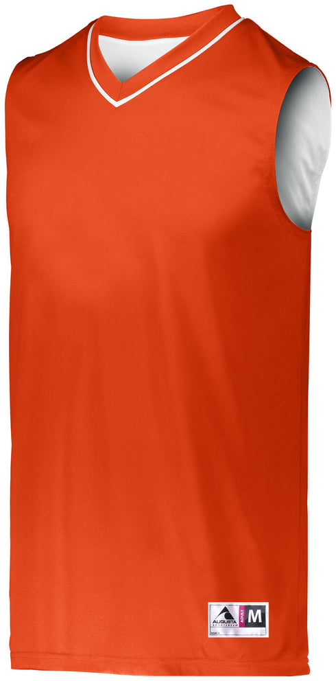 Augusta Sportswear Reversible Two-Color Jersey (152), Color 'Orange/White'