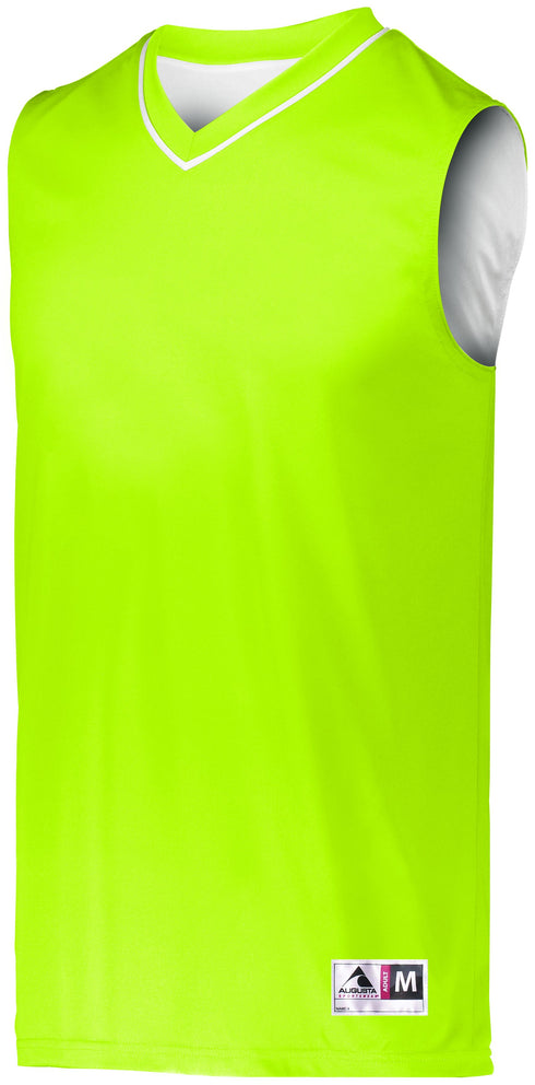 Augusta Sportswear Reversible Two-Color Jersey (152), Color 'LimeWhite'
