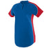 Augusta Sportswear Ladies Blast Jersey (1532-C), Color 'Royal/Red/White'