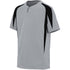 Augusta Sportswear Youth Flyball Jersey (1546-C), Color 'Silver Grey/Black'