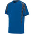 Augusta Sportswear Youth Flyball Jersey (1546-C), Color 'Royal/Graphite/Black Print'