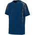 Augusta Sportswear Youth Flyball Jersey (1546-C), Color 'Navy/Graphite/Black Print'