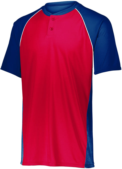 Augusta Sportswear Youth Limit Jersey (1561), Color 'Navy/Red/White'