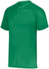 Augusta Sportswear Youth Attain Wicking Two-Button Baseball Jersey (1566), Color 'Kelly'