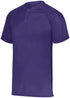 Augusta Sportswear Youth Attain Wicking Two-Button Baseball Jersey (1566), Color 'Purple (Hlw)'