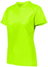 Augusta Sportswear Ladies Attain Wicking Two-Button Softball Jersey (1567), Color 'Lime'
