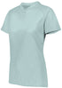 Augusta Sportswear Ladies Attain Wicking Two-Button Softball Jersey (1567), Color 'Silver'