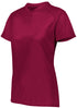 Augusta Sportswear Ladies Attain Wicking Two-Button Softball Jersey (1567), Color 'Cardinal'