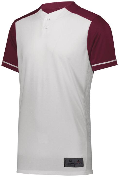 Augusta Sportswear Closer Jersey (1568), Color 'White/Maroon'