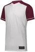 Augusta Sportswear Youth Closer Jersey (1569), Color 'White/Maroon'