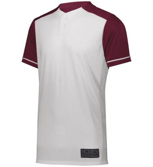 Augusta Sportswear Augusta Closer Baseball Jersey (1568), Color 'White/Maroon'