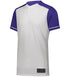 Augusta Sportswear Augusta Closer Baseball Jersey (1568), Color 'White/Purple'
