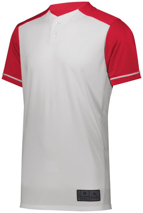 Augusta Sportswear Youth Closer Jersey (1569), Color 'White/Scarlet'