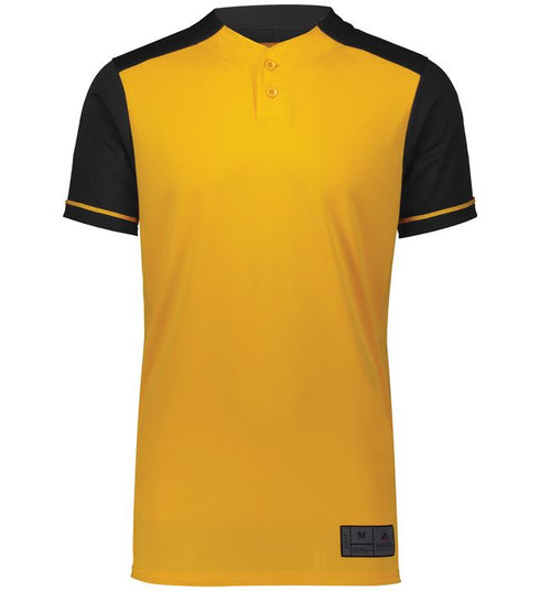 Augusta Sportswear Augusta Closer Baseball Jersey (1568), Color 'Gold/Black'