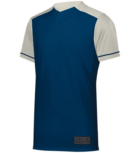 Augusta Sportswear Augusta Closer Baseball Jersey (1568), Color 'Navy/Silver Grey'