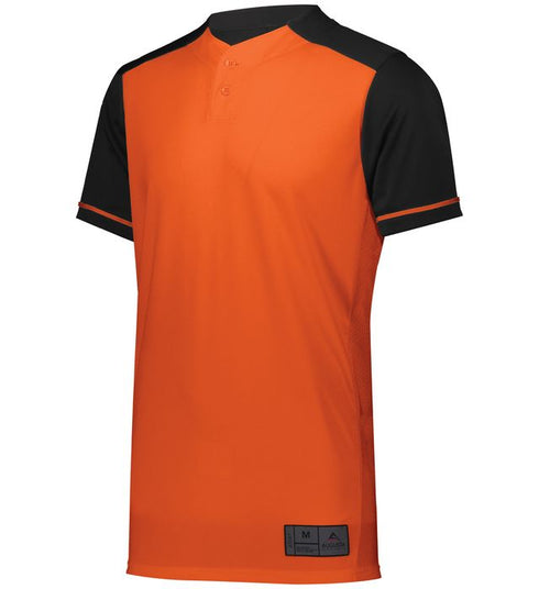 Augusta Sportswear Augusta Closer Baseball Jersey (1568), Color 'Orange/Black'