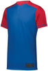 Augusta Sportswear Youth Closer Jersey (1569), Color 'Royal/Scarlet'