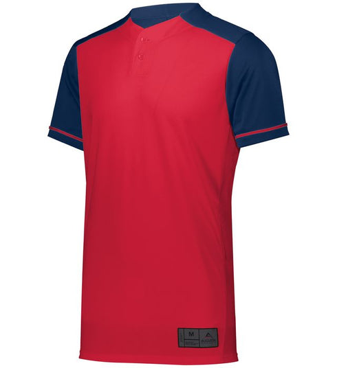Augusta Sportswear Augusta Closer Baseball Jersey (1568), Color 'Scarlet/Navy'