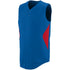 Augusta Sportswear Youth Sleeveless Wheel House Jersey (1653-C), Color 'Royal/Red'
