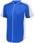 Augusta Sportswear Full-Button Baseball Jersey (1655), Color 'Royal/White'
