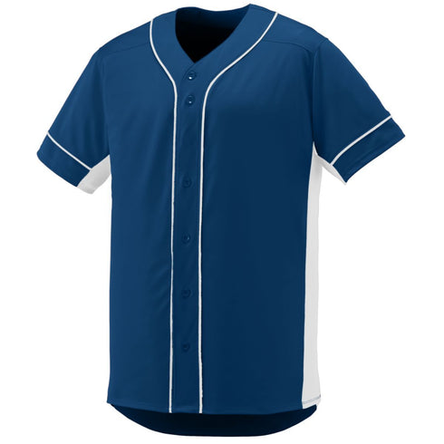 Augusta Sportswear Slugger Jersey (1660), Color 'Navy/White'