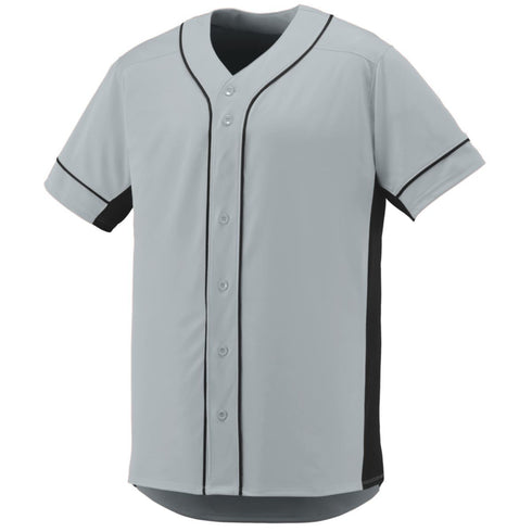 Augusta Sportswear Youth Slugger Jersey (1661), Color 'SilverBlack'