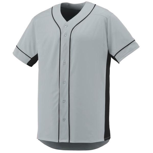 Augusta Sportswear Youth Slugger Jersey (1661), Color 'SilverBlack'