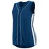 Augusta Sportswear Ladies Sleeveless Winner Jersey (1668-C), Color 'Navy/White'