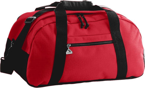 Augusta Sportswear Large Ripstop Duffel Bag (1703), Color 'Red/Black'