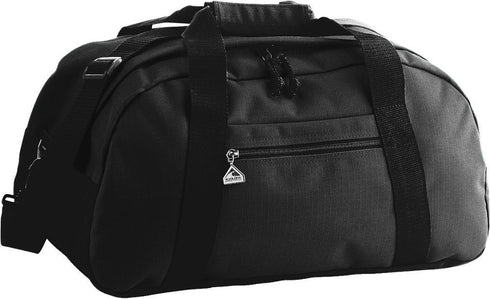 Augusta Sportswear Large Ripstop Duffel Bag (1703), Color 'Black/Black'