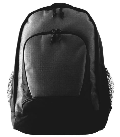 Augusta Sportswear Ripstop Backpack (1710), Color 'Black/Black'