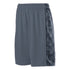 Augusta Sportswear Youth Fast Break Game Shorts (1725-C), Color 'Graphite/Graphite/Black Print'