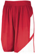 Augusta Sportswear Step-Back Basketball Shorts (1733), Color 'Red/White'