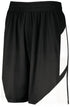 Augusta Sportswear Step-Back Basketball Shorts (1733), Color 'Black/White'