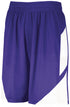Augusta Sportswear Youth Step-Back Basketball Shorts (1734), Color 'Purple/White'