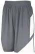 Augusta Sportswear Youth Step-Back Basketball Shorts (1734), Color 'Graphite/White'