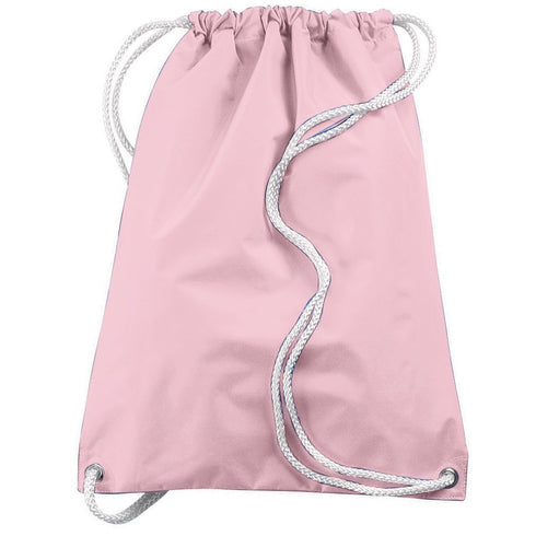Augusta Sportswear Large Drawstring Backpack (175-C), Color 'Light Pink'