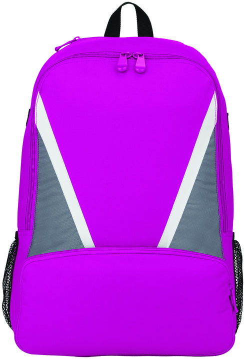 Augusta Sportswear Dugout Backpack (1767-C), Color 'Power Pink/Graphite/White'