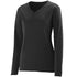 Augusta Sportswear Ladies Long Sleeve Wicking T-Shirt (1788), Color 'Black'
