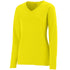 Augusta Sportswear Ladies Long Sleeve Wicking T-Shirt (1788), Color 'Power Yellow'