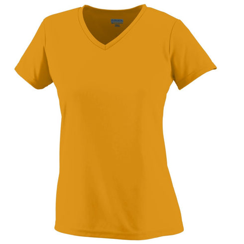 Augusta Sportswear Ladies Wicking T-Shirt (1790), Color 'Gold'