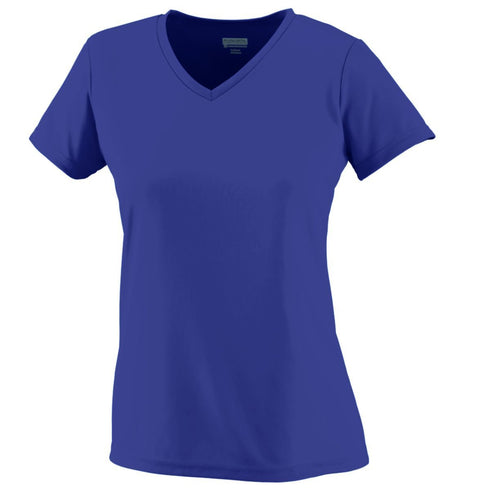 Augusta Sportswear Ladies Wicking T-Shirt (1790), Color 'Purple'