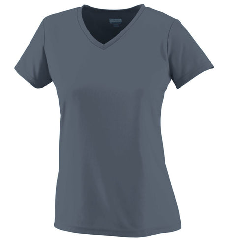 Augusta Sportswear Ladies Wicking T-Shirt (1790), Color 'Graphite'