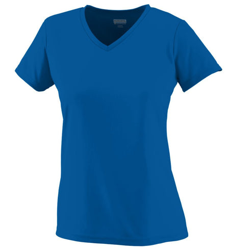 Augusta Sportswear Ladies Wicking T-Shirt (1790), Color 'Royal'