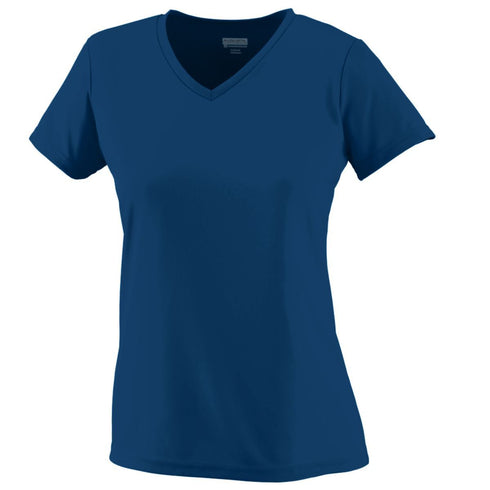 Augusta Sportswear Ladies Wicking T-Shirt (1790), Color 'Navy'