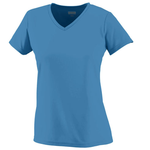 Augusta Sportswear Ladies Wicking T-Shirt (1790), Color 'Columbia Blue'