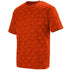 Augusta Sportswear Youth Elevate Wicking T-Shirt (1796-C), Color 'Orange/Black Print'