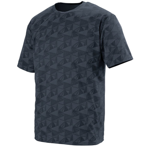 Augusta Sportswear Youth Elevate Wicking T-Shirt (1796-C), Color 'Graphite/Black Print'