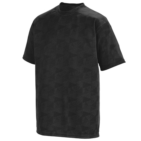 Augusta Sportswear Youth Elevate Wicking T-Shirt (1796-C), Color 'Black/White Print'